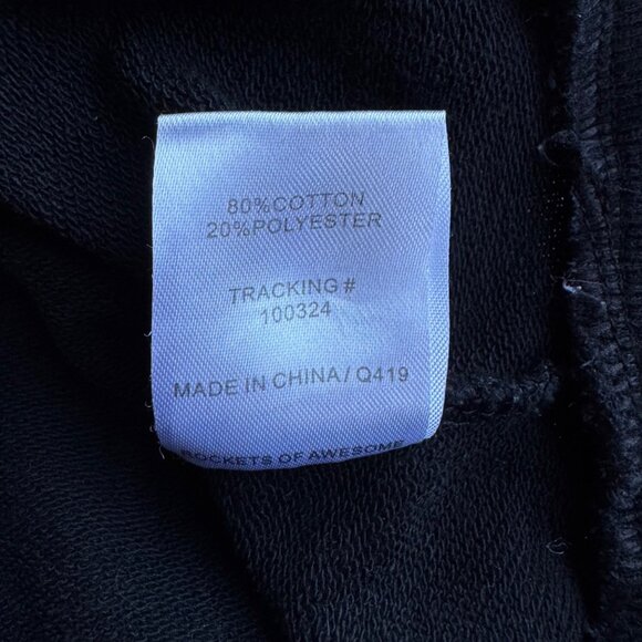 ROCKETS OF AWESOME Sweatshirt Hoodie Dress Girls 7 Black Purple Leopard - Picture 7 of 7